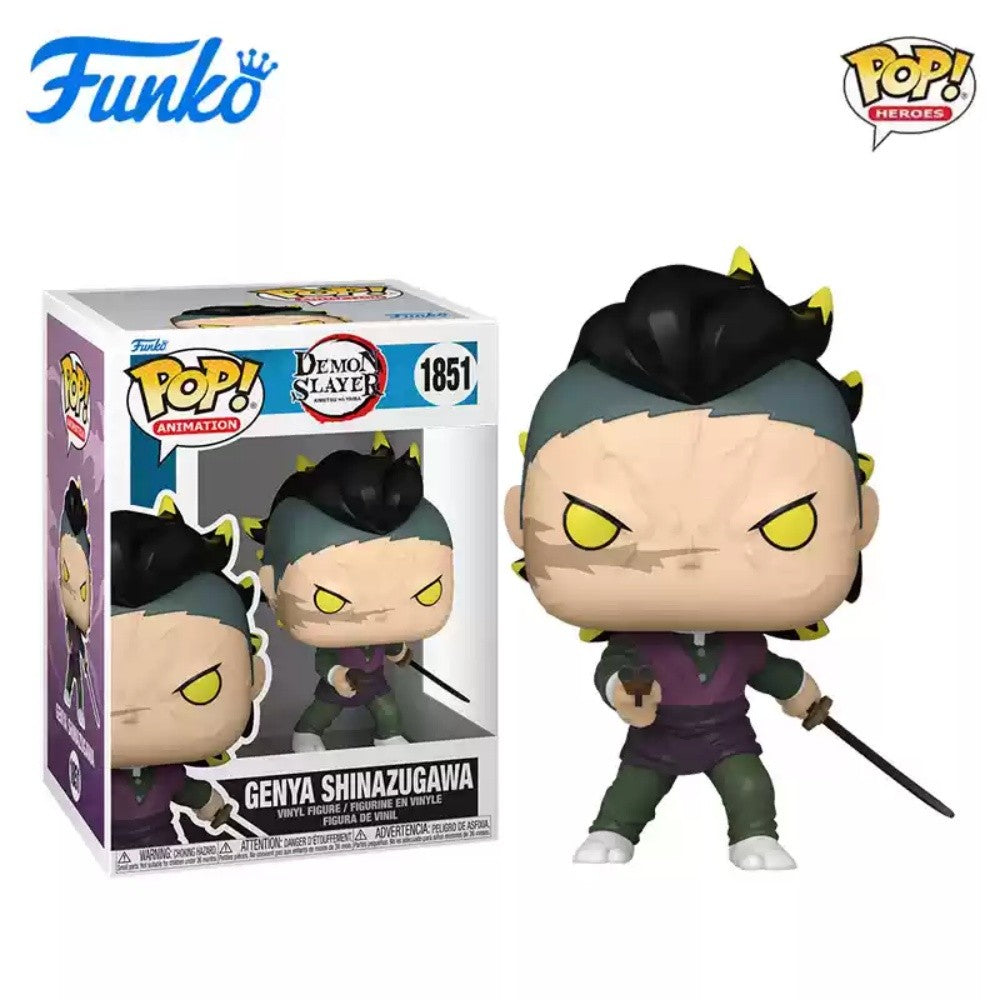 Funko Pop Demon Slayer Series Action Figure Muichiro Tokito Nine Pillars Flame God Anime Statue Dolls Collectible Toys Kids Gift