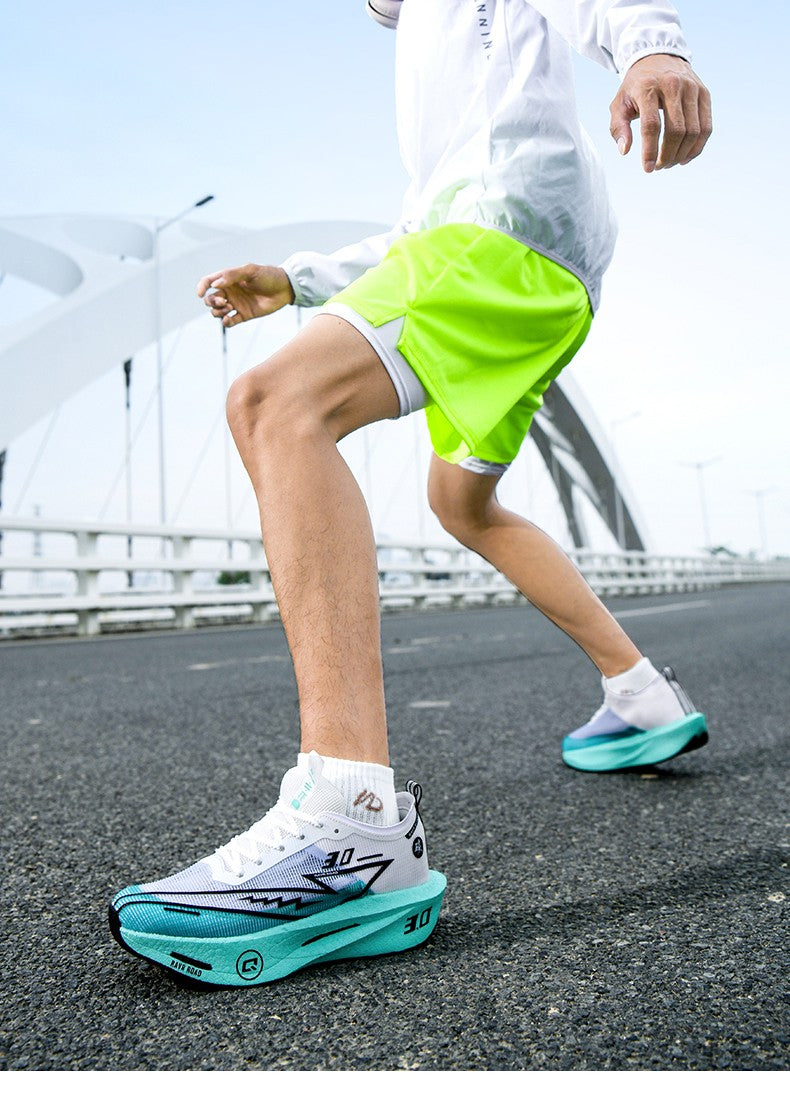 NEW Running Shoes Men Sports Marathon Carbon Plate Breathable Lightweight Women Comfortable Athletic Leisure Sneakers Footwear