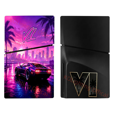 Cover Plates for PS5 Fat Disc Edition Model GT Replacement Side Panels for PS5 Pro Custom Console A Faceplates for PS5 Slim