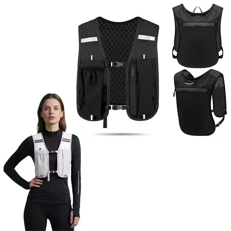 Cycling Running Hydrating Vest Ultralight Breathable Hydrating Backpack Bicycle Water Bag Outdoor Hiking Marathon Sports Vest