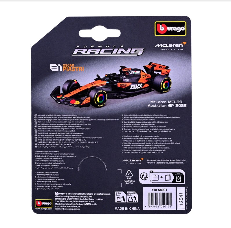 2025 Bburago 1:64 Ferrari Sf25 Alloy Miniature Diecast Model 2025 F1 Series Red Bull Rb21 Formula Racing Car Toys ?Gift