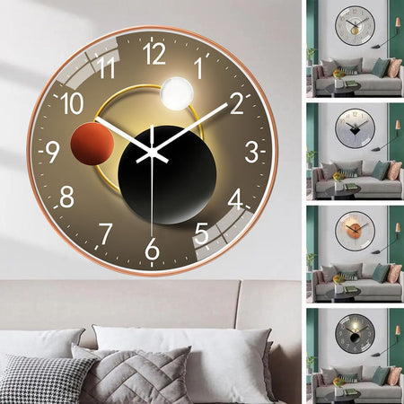Mute Wall Clock Stereo Digital Scale Wall Clock Modern Minimalist Style Decorative Clock for bedroom study livingroom