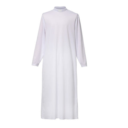 FATHER Cassocks Pulpit Robes Clergy Vestments Pastor Bishop Costume with Tab Insert Collar