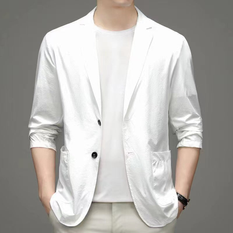 Fashion Male Cotton Work Wear Brand Business Clothes Size M-7XL High Quality Casual Traje De Hombre Gentleman Korean Formal Suit