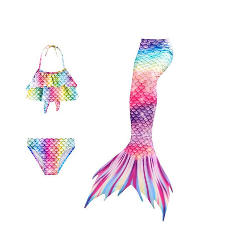 Mermaid Costume for Mermaid Tail for Swimming Can Add Monofin Fin Ariel Mermaid Costumes Cosplay BiSwimsuit set gift