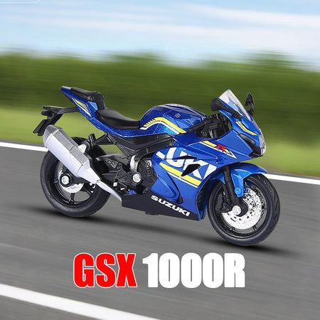 1:18 GSX1000 CBR 1000RR R1 Hayabusa Alloy Motorcycle Model Collection Genuine Authorization Motorbike Toy Miniature