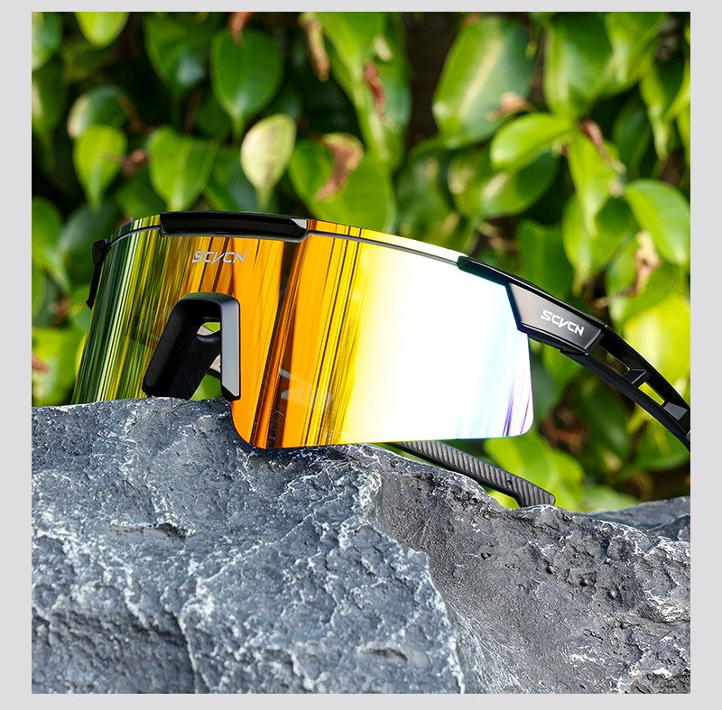 SCVCN New Men Bicycle Sunglasses Women Outdoor Cycling Glasses MTB Driving Bike Eyewear Sports Running Hiking UV400 Goggles