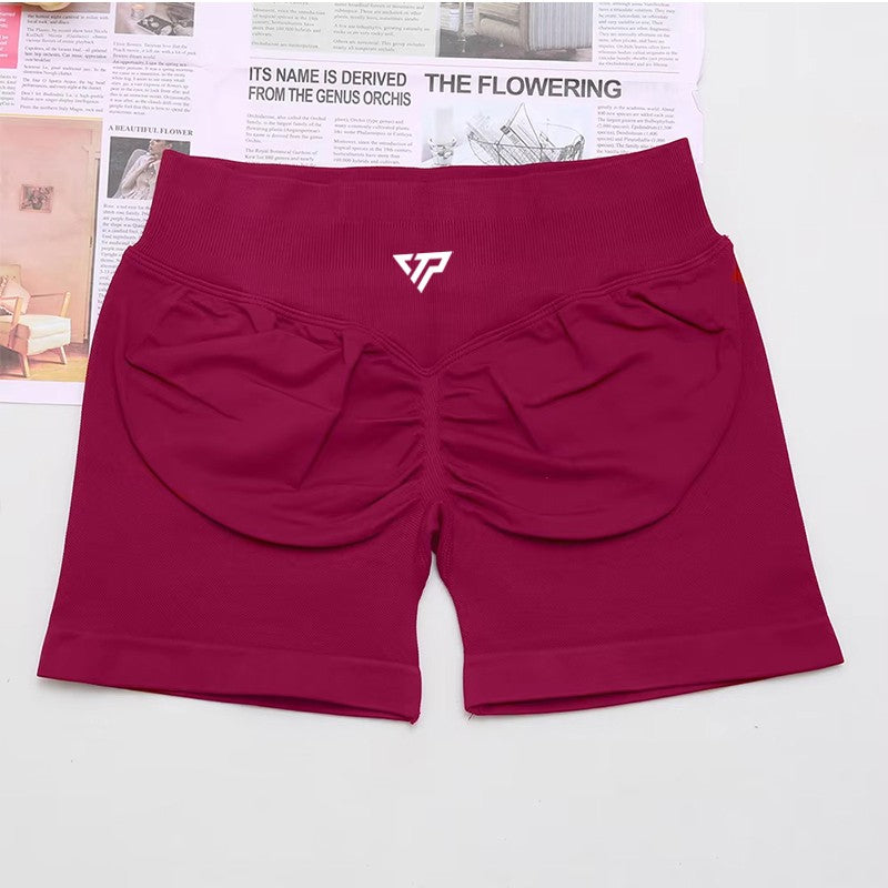 High Quality Women's Sports Stretch Fitness Shorts Yoga Training Running Pilates Tight Yoga Shorts