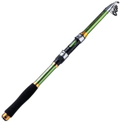 Sougayilang 4 Colors Telescopic Fishing Rod 1.8m-3.3m Glass Fiber EVA Handle Carp Spinning Rod Fishing Pole Fishing Weight 5kg