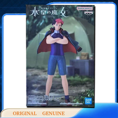 Bandai Original Genuine BANPRESTO SULETTA CHUATURY NIKA MIORINE ELAN GUEL Qposket Anime Action Figures Toys Gift Model Ornaments