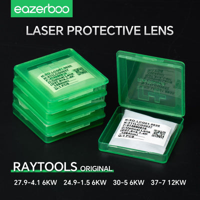 Original Raytools Lens 27.9x4.1 4kw 37x7 Laser Protective Windows 24.9x1.5 30x5  Fiber Laser Lense Raytools 211LCG0037 LCG0078E