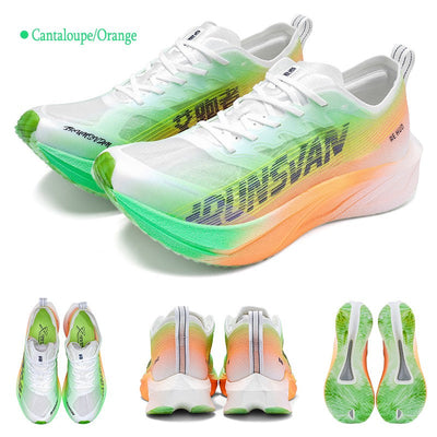 IRUNSVAN HEAT 2.0 Carbon Plate Sneakers Marathon Racing Professional Running Shoes Men Athletic Training Sport Shoes