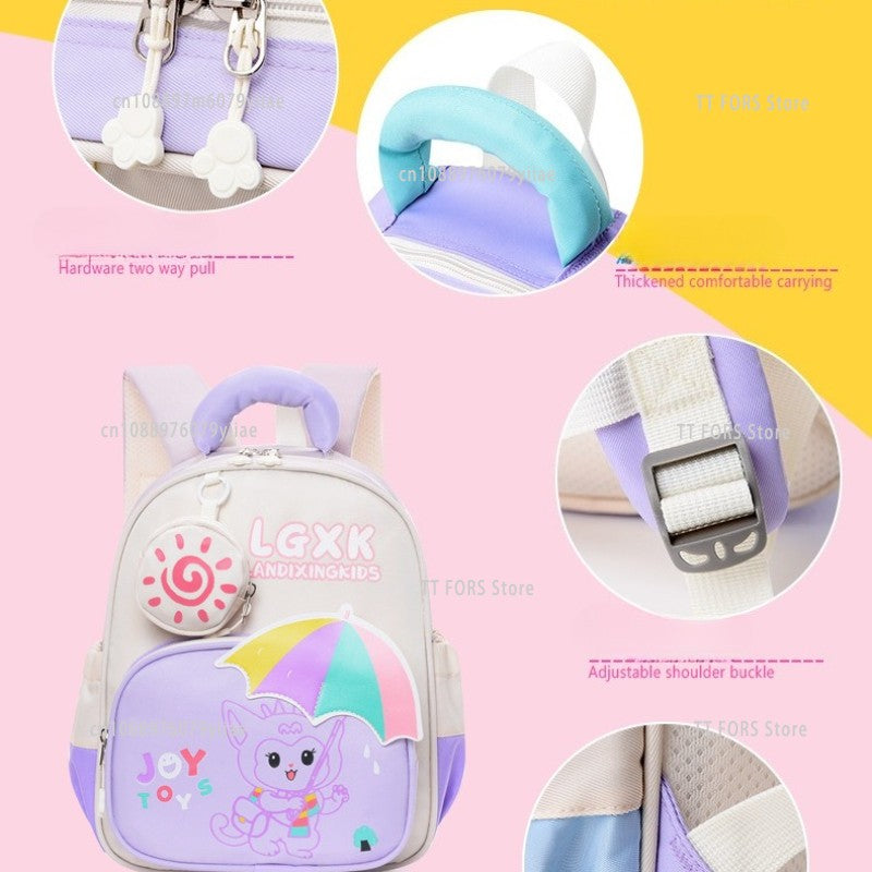 New Kids Dinosaur Backpack Kindergarten Casual Cute Fashion Boys Girls Backpack Holiday Birthday Gift Suitable for Preschool