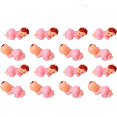 150/100/60/30Pcs Mini Plastic Babies Doll for Baby Shower Ice Cube Game Mini Baby Gender Reveal Baby shower Party Favors Decor