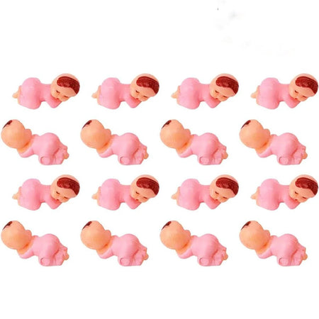 150/100/60/30Pcs Mini Plastic Babies Doll for Baby Shower Ice Cube Game Mini Baby Gender Reveal Baby shower Party Favors Decor