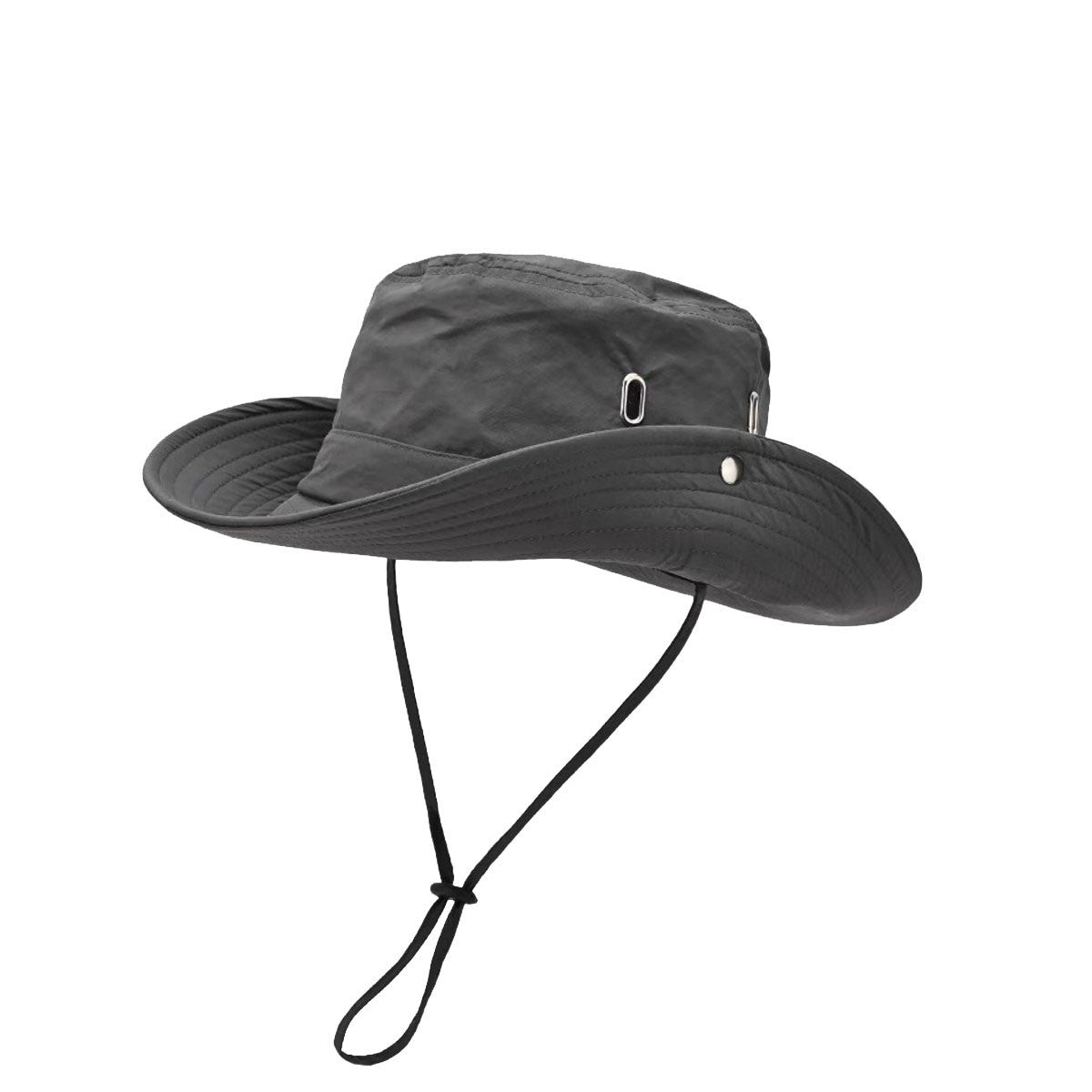 Men Silver Porosity of Quick Drying Material Bucket Hats Fishermen Caps Outdoor Casual Cap Men Sunscreen Hat Adventure Hat