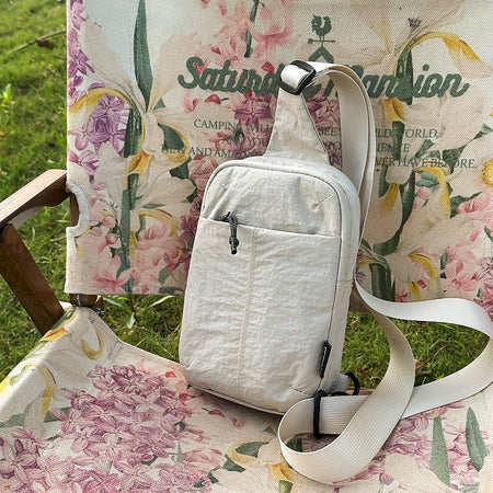 Chest Bag for Men and Women 2025 New Summer Small Backpack Crossbody Bag Casual Shopping Versatile Mobile Phone Bag