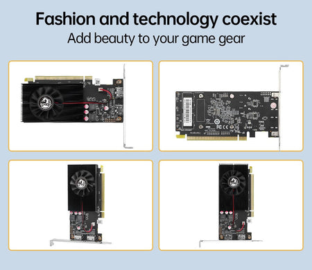 SOYO Graphics Cards R5 230 2G DDR3 64bit HDMI*2 compatibility For Desktop Gaming Computer Components GPU Video Card R5230