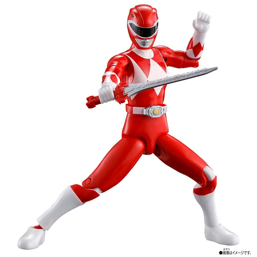 In Stock Original Bandai Action Hero Super Sentai Power Rangers Red Rangers Collection Collection Action Figures Model Toys Gift