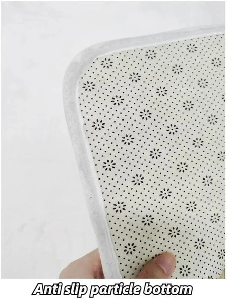 Merry Christmas Blue Star Snowflake Welcome Mat Bathroom Living Room Bedroom Kitchen Office Holiday Christmas Decoration Carpet