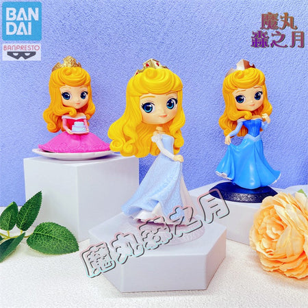 Original Qposket Disney Princess Ice And Snow Strange Love Elsa Ariel Belle Aurora Snow White Mermaid Mulan Cute Toy Doll