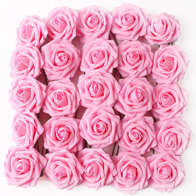 5/10/15/20/25Pcs Artificial Rose Flowers Wedding Decorations Centerpieces Arrangements Party Baby Shower Garden Home Decor Gifts