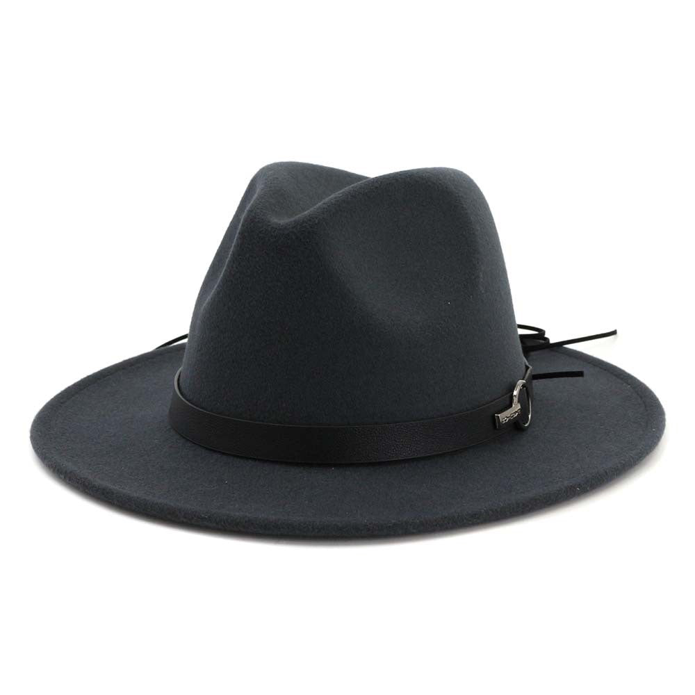QBHAT Women Men Wide Brim Wool Felt Jazz Fedora Hats Panama Style Cowboy Trilby Party formal Dress Hat Large Size Yellow white