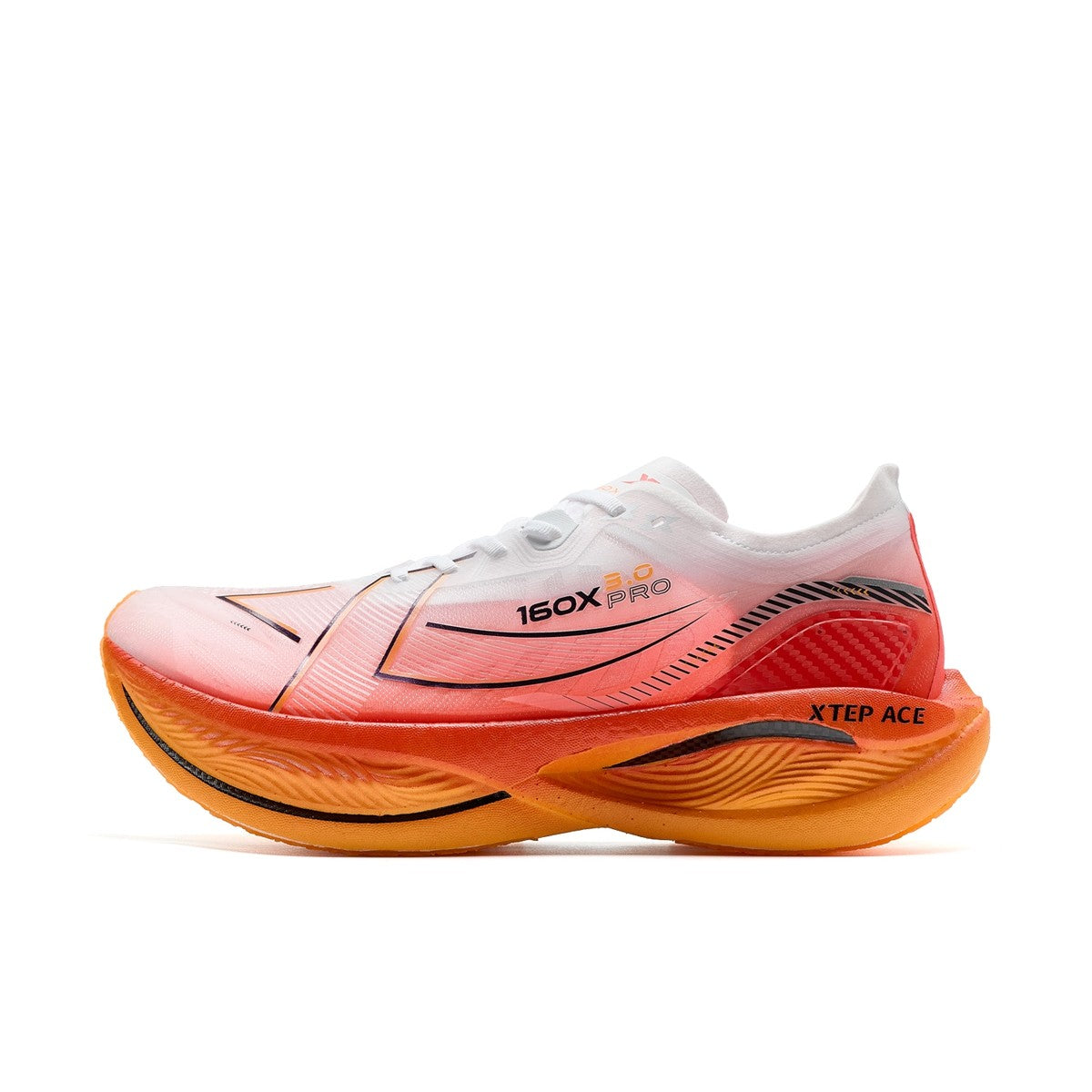 Xtep 160X 3.0 PRO Running Shoes For Men Summer Multi-scene Carbon Plate Running Shoes Breathable Racing Sport Shoes 976419110086