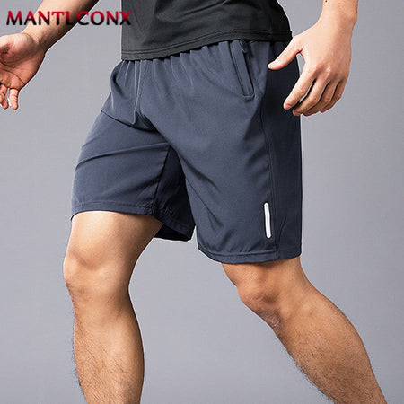 Breathable Running Jogging Men's Shorts Quick Dry Fashion Board Shorts Male Summer Elastic Casual Shorts Men Solid Color M-4XL