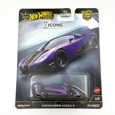 Hot Wheels  FPY86 9C1N Timeless Icons Lexus LFA/Nissan Skyline/Porsche/Koenigsegg/Ferrari F50 1/64 Metal Diecast Model Car