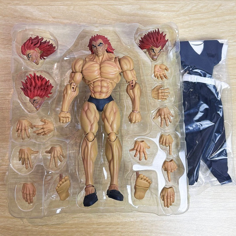ST Baki Hanma Son Of Ogre Action Figure Hanma Yuujiro Figurine Ko Fighting PVC Collection Anime Yujiro Figures Model Toys Gifts