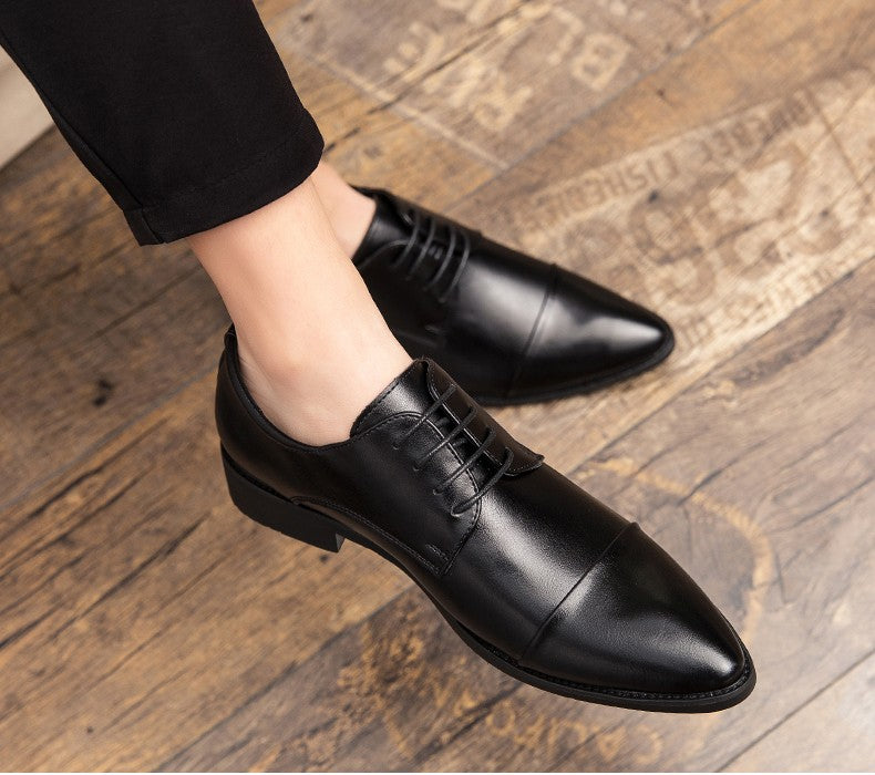 Classic Oxford Leather Shoes For Men Casual Business Wedding Shoes High Quality Men's Dress Formal Social Leather Shoes Male