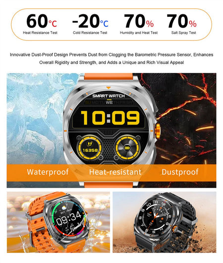 Bluetooth Call IP68 Waterproof 2025 New Upgraded 2-in-1 TWS Bluetooth Earphones Smart Watch For Men and Women Sports Smartwatch