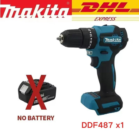 nuevo Original Makita DDF487 taladro inalámbrico? destornillador de impacto eléctrico sin escobillas herramienta recargable