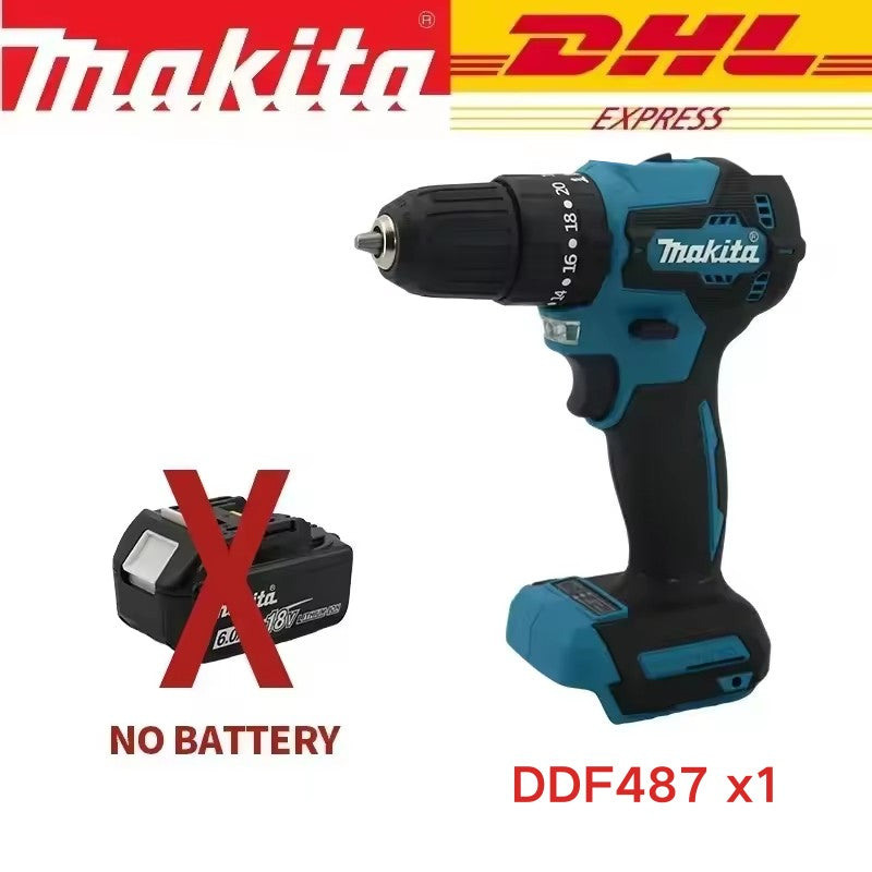 nuevo Original Makita DDF487 taladro inalámbrico? destornillador de impacto eléctrico sin escobillas herramienta recargable