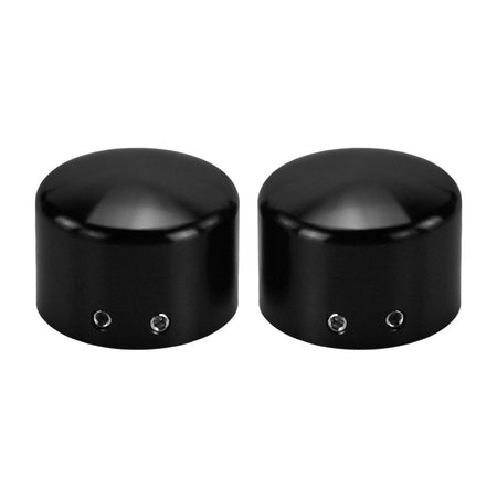 2pcs Motorcycle Front Axle Nut Cover Cap Bolt Black/Chrome For Harley Touring Softail Breakout Dyna Street Bob V-Rod Sportster