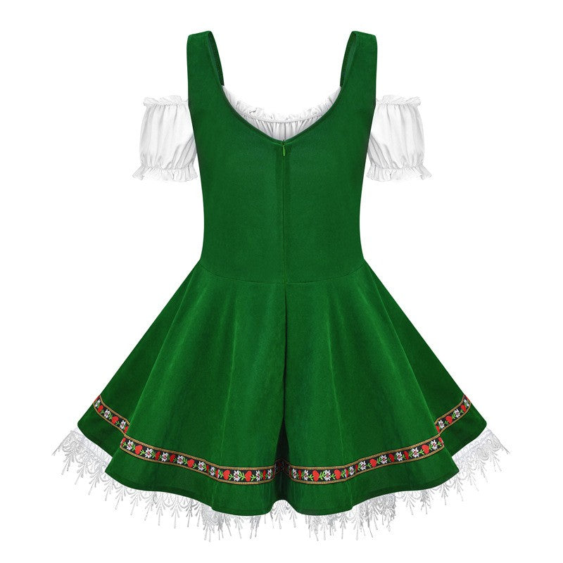 Oktoberfest Costume for Women German Bavarian Traditional Dirndl Dress Octoberfest Festivals Beer Girl Costume