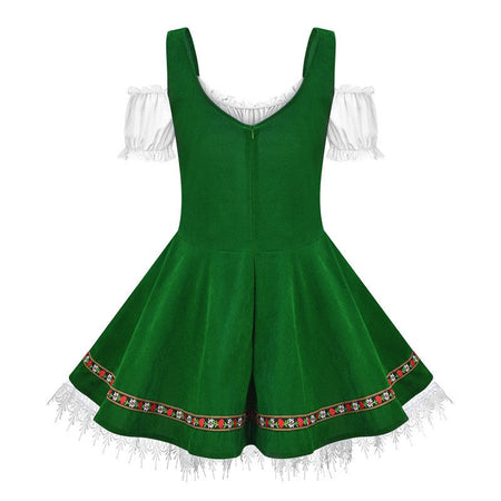 Oktoberfest Costume for Women German Bavarian Traditional Dirndl Dress Octoberfest Festivals Beer Girl Costume