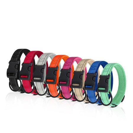 Breathable Dog Collars Adjustable Large Medium Small Nylon Pet Collar Large Dogs