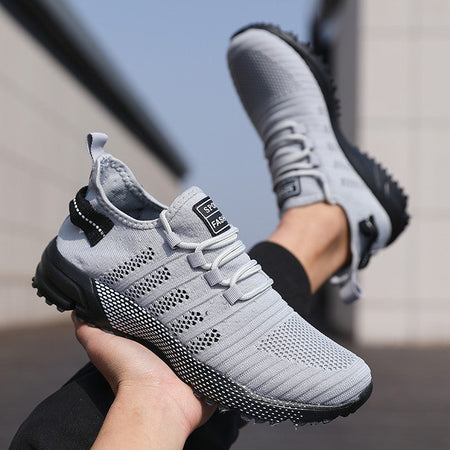 Men Casual Sneakers Mesh Lightweight Breathable Soft Soled Running Shoes Slip-on Male Flats Loafers Shoe Trainers Zapatos Hombre
