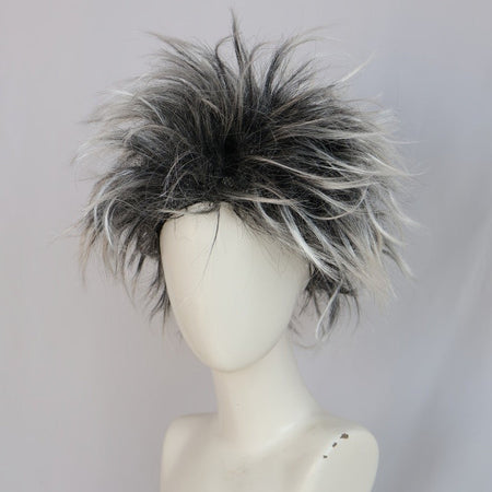 Beggar wig universal performance synthetic wig for man and women funny madman cosplay wig, messy madman wig, wild man wig