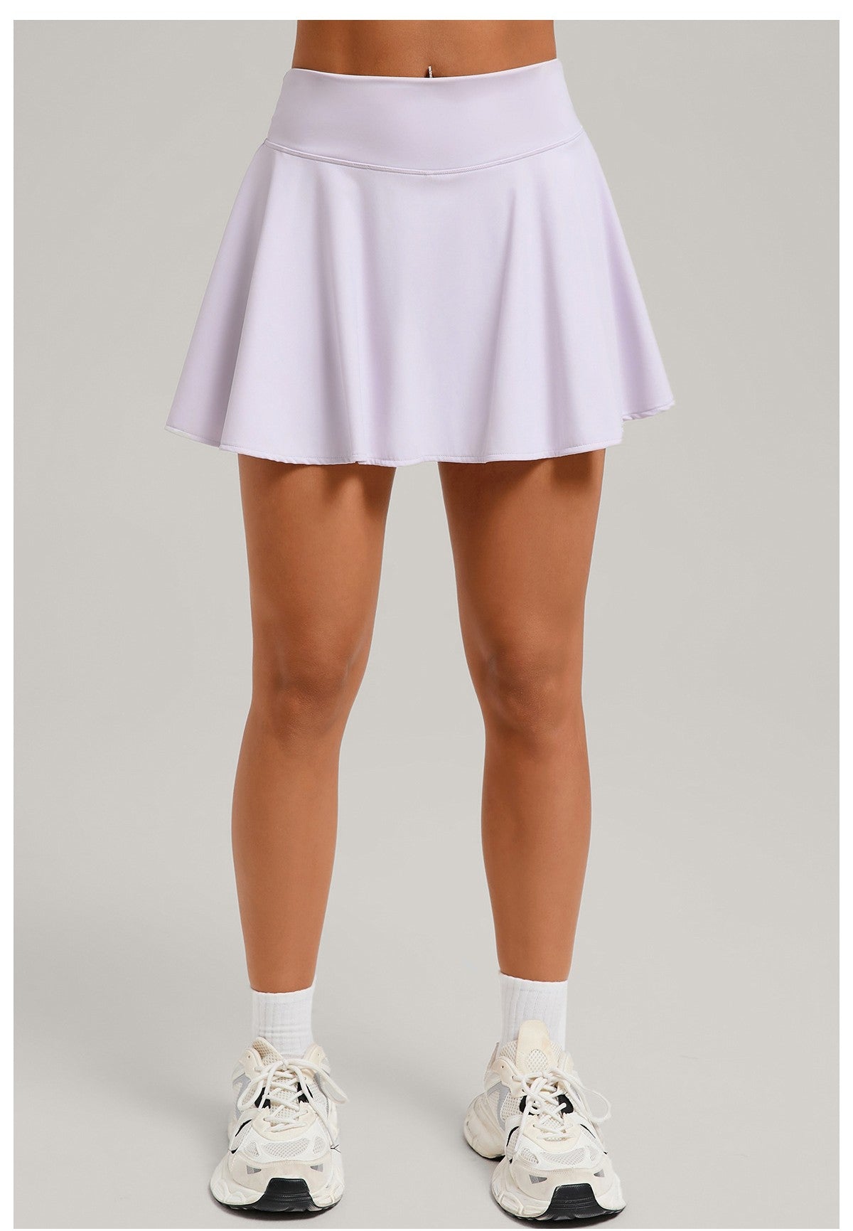 Women's Sports High Waisted Short Skirt Comfortable Breathable Belt Safety Pants and Pocket Tennis Workout Yoga Golf Mini Skirt