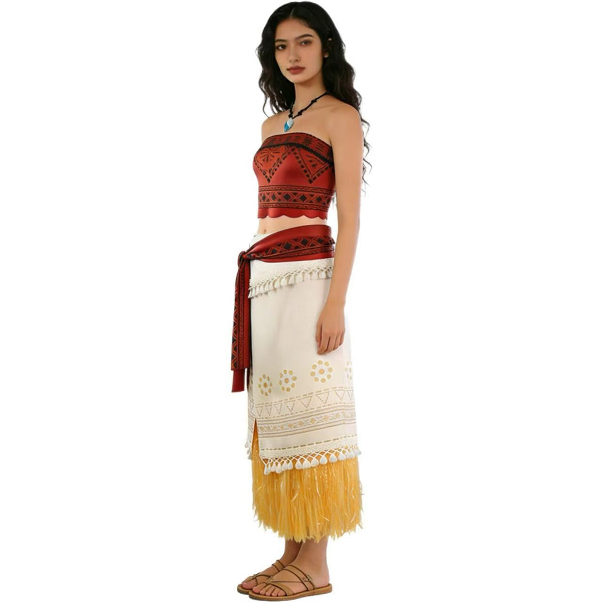 Anime Ocean Romance Voyage Live Version Moana Cosplay Dress Movie Same Cosplay Dress Halloween Carnival  Stage Performance Dress