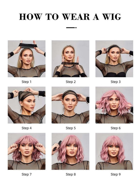 Chainsaw Man Reze Cosplay Wig Synthetic Short Straight Wig Anime Coser Cute Girl Heat Resistant Fiber High Quality Wig Halloween