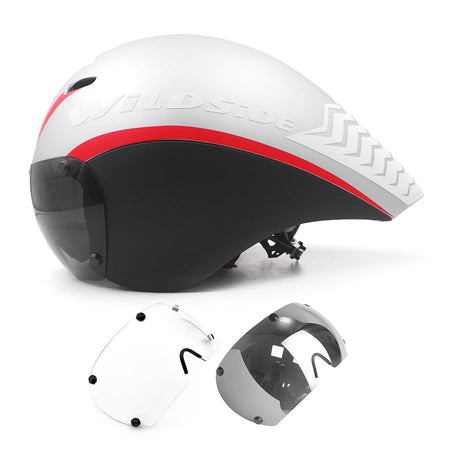TT Cycling Helmet Lens Goggles Triathlon Tri Aero Road Bike Helmet Timetrial Race Bicycle Helmet Men Casco Ciclismo Accessories