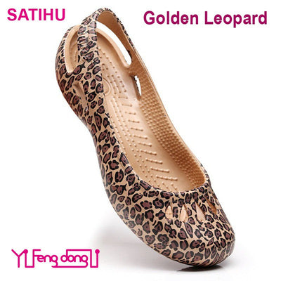 Certified Satihu Summer New Lightweight Anti Slip Hole Shoes  Clog For Women's Flat Bottom Sandals Nurse Outdoor Beach Jelly