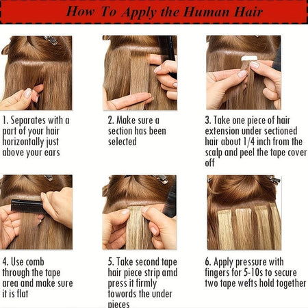 HAIRTIME Cuticle Aligned Virgin Natural Hair Extension Human #27 Tape Russian 100% Remy Hair Extension Tape in Vendors