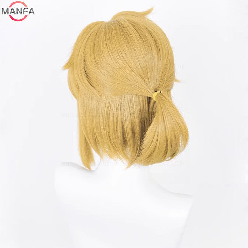 High Quality Link Wig Cosplay  Blonde Brown Wig Cosplay Anime Wigs Heat Resistant Synthetic Wigs Halloween Wigs