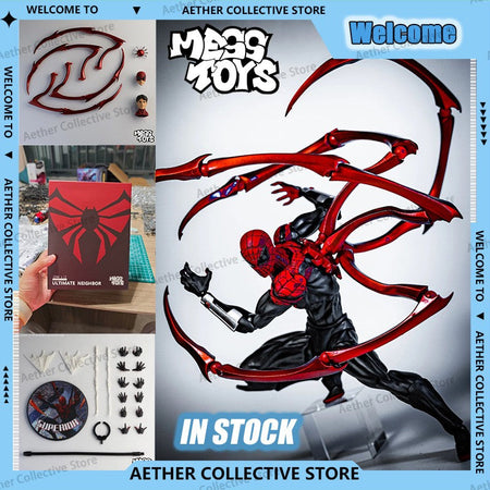 Mess Toys Superior Spider-Man Action Figure Doctor Octopus Peter Parker Anime Figurine Collectible Model Gifts Desktop Ornament
