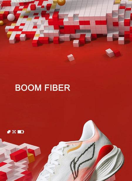 Li-Ning Men SUPER LIGHT 22 Light Running Shoes TEMPO BOUNSE Cushion BOOM FIBER LiNing Wearable Anti-Slip Sneakers ARBV001